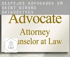 Despejos advogados em  Saint-Girons-d'Aiguevives