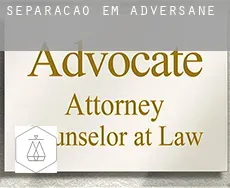 Separação em  Adversane