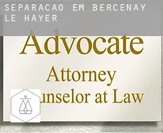 Separação em  Bercenay-le-Hayer