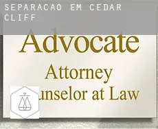 Separação em  Cedar Cliff