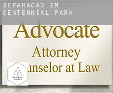 Separação em  Centennial Park