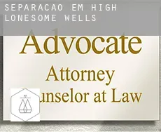 Separação em  High Lonesome Wells
