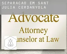 Separação em  Sant Julià de Cerdanyola