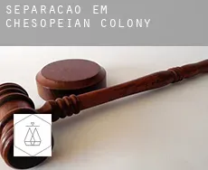 Separação em Chesopeian Colony
