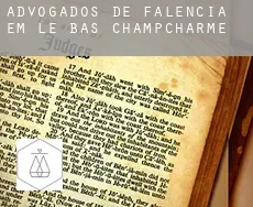 Advogados de falência em Le Bas Champcharme