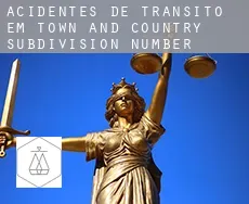 Acidentes de trânsito em  Town and Country Subdivision Number 2