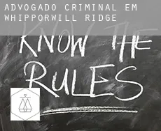 Advogado criminal em  Whipporwill Ridge