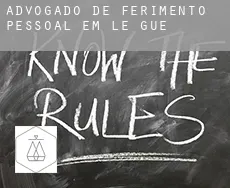 Advogado de ferimento pessoal em Le Gué