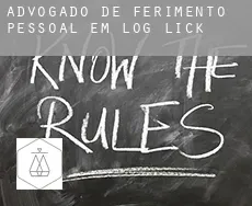 Advogado de ferimento pessoal em  Log Lick