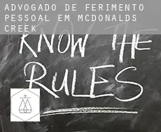 Advogado de ferimento pessoal em  McDonalds Creek