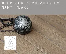 Despejos advogados em  Many Peaks